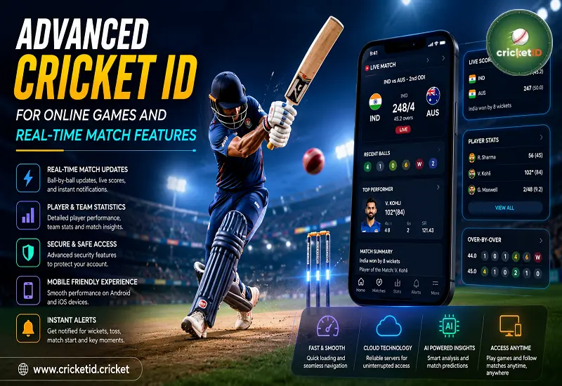 Advanced Cricket ID for Online Games and Real-Time Match Features