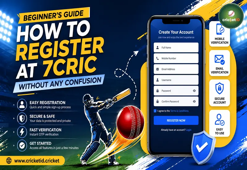 Beginner’s Guide on How to Register at 7Cric Without Any Confusion
