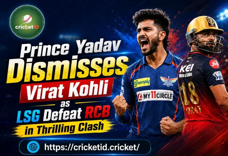 Prince Yadav Dismisses Virat Kohli
