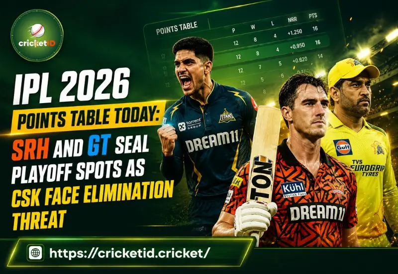 IPL 2026 Points Table Today