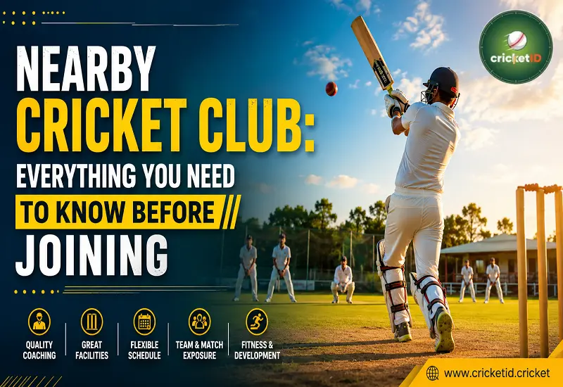 Nearby Cricket Club Everything You Need to Know Before Joining