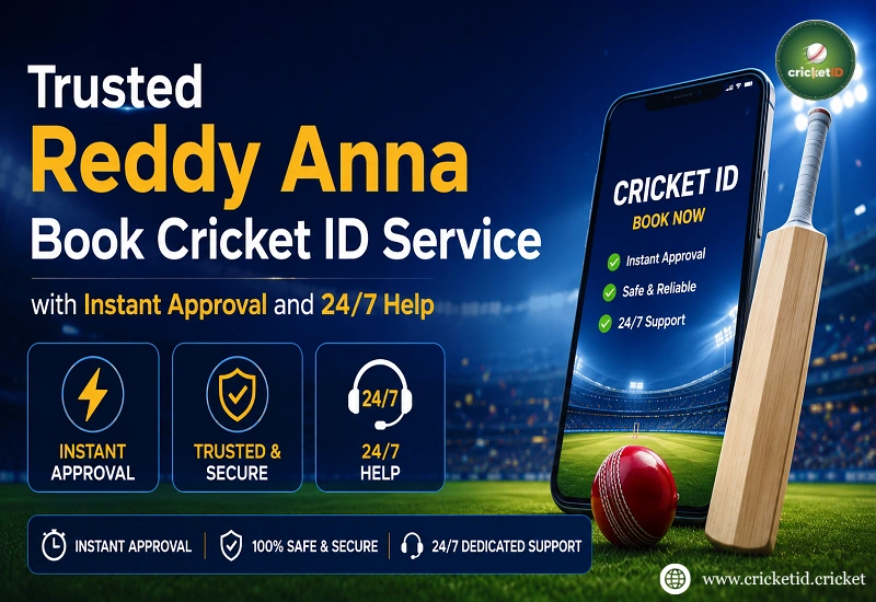 Trusted Reddy Anna Book Cricket ID Service with Instant Approval and 24/7 Help