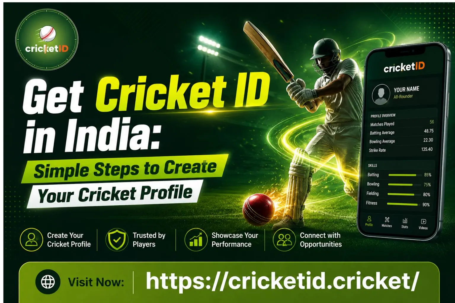 Get Cricket ID in India
