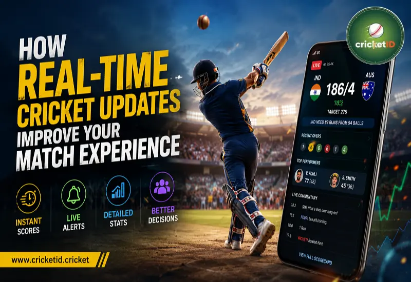 How Real-Time Cricket Updates Improve Your Match Experience