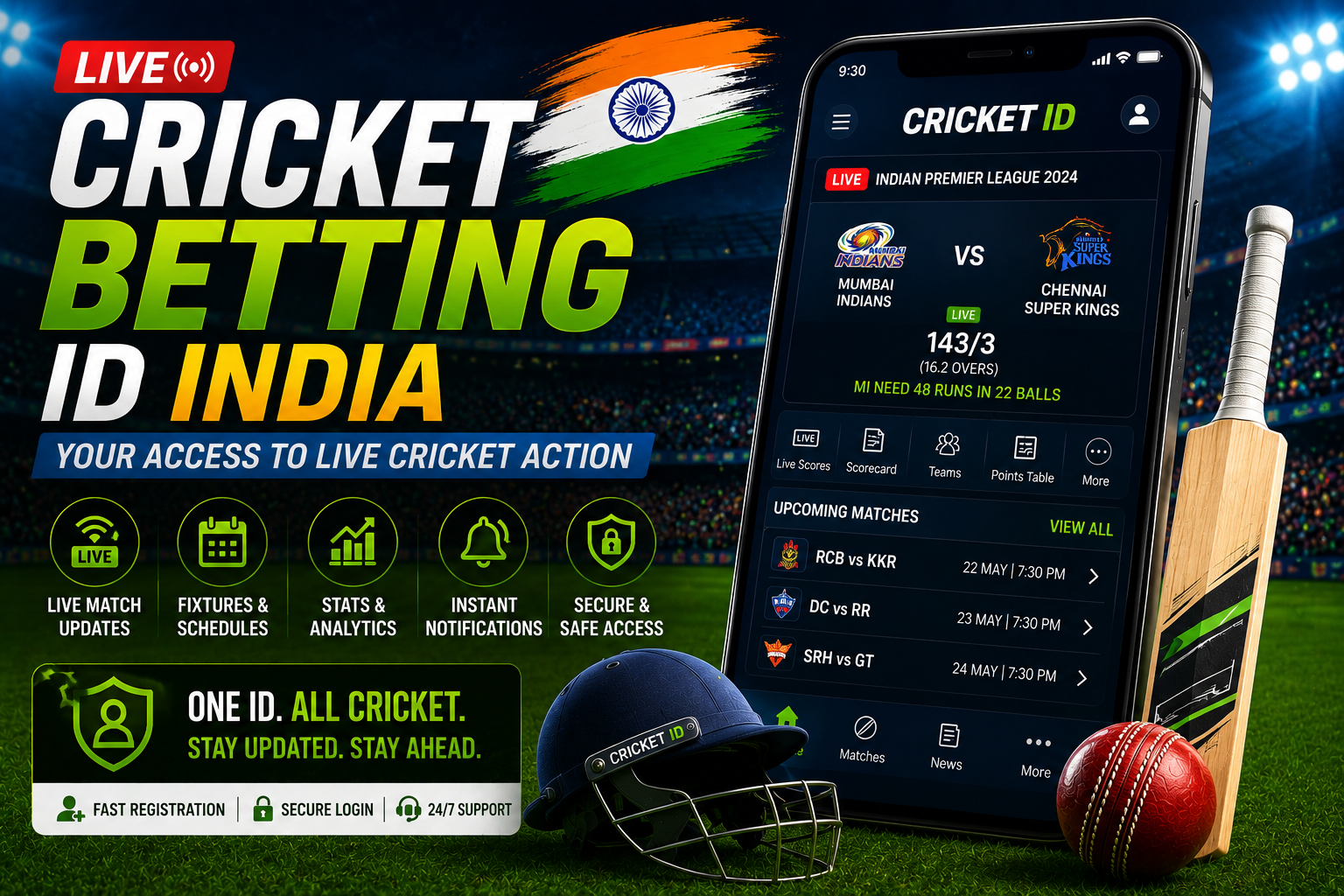 Live Cricket Betting ID India