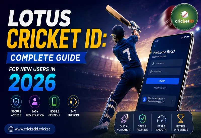 Lotus Cricket ID Complete Guide for New Users in 2026
