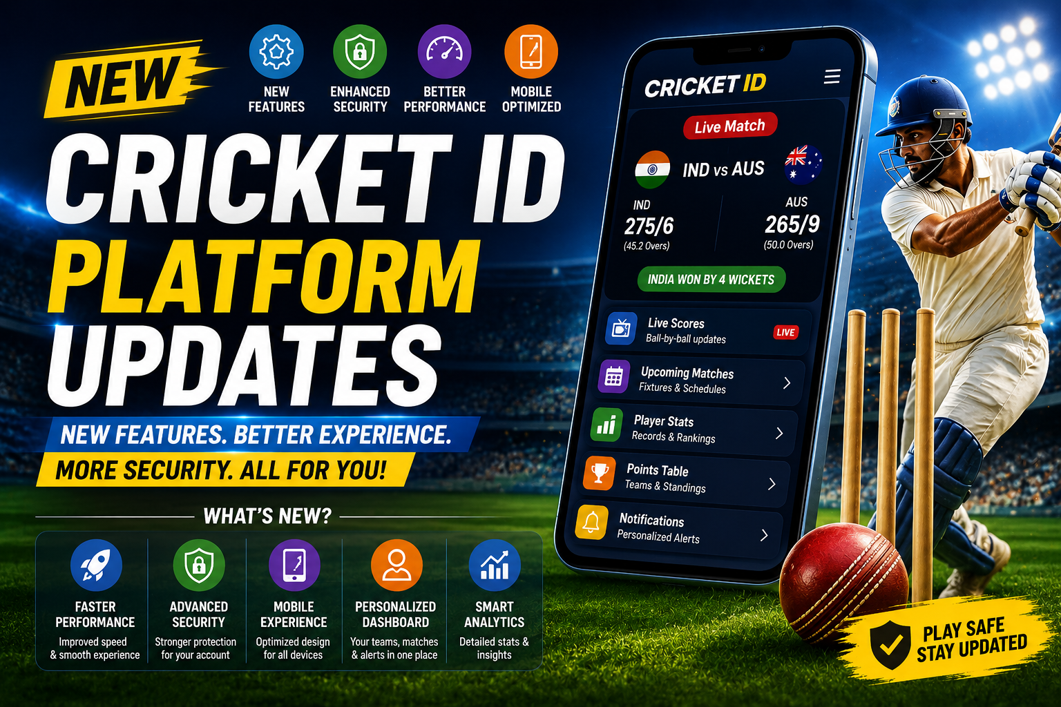New Cricket ID Platform Updates