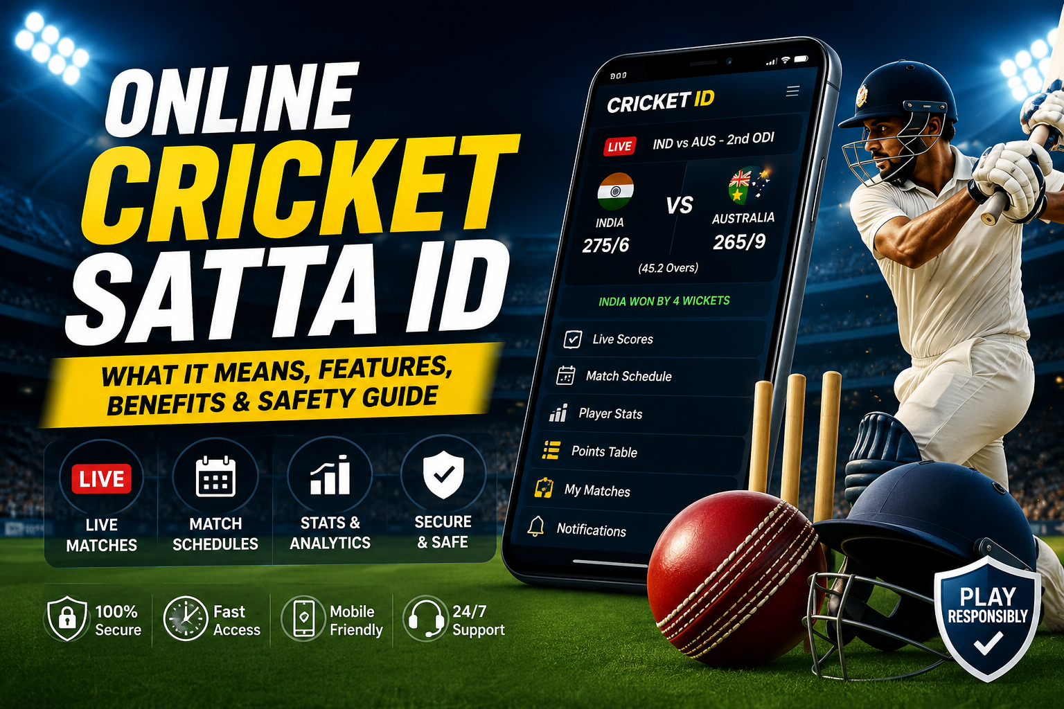 Online Cricket Satta ID