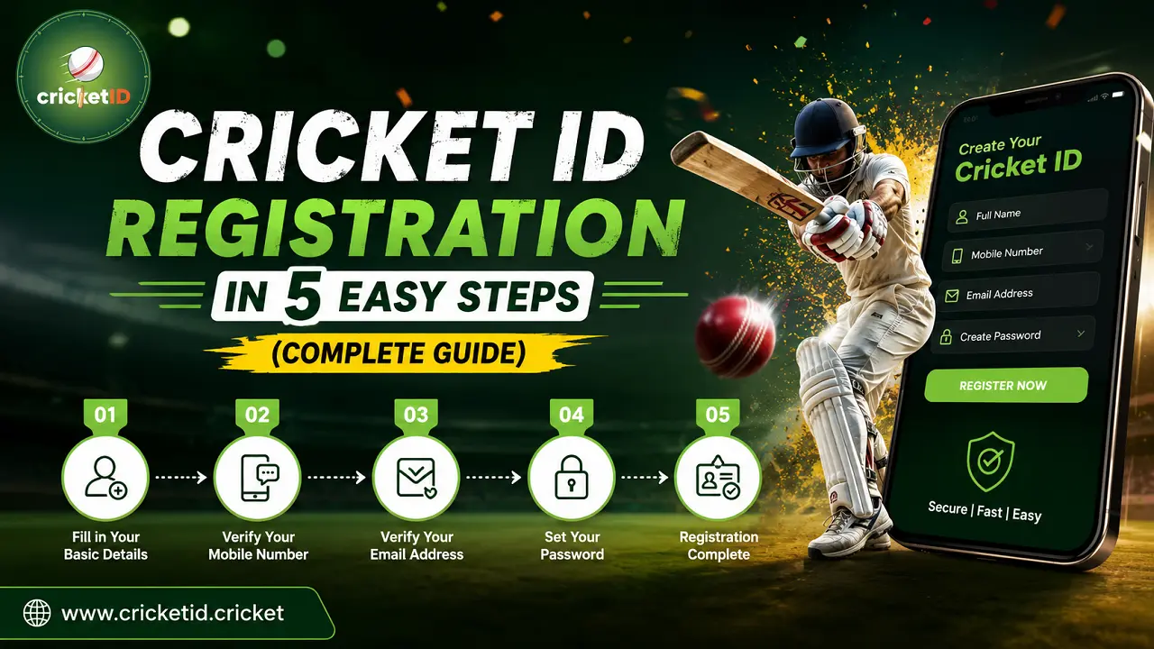 Cricket ID Registration in 5 Easy Steps (Complete Guide)