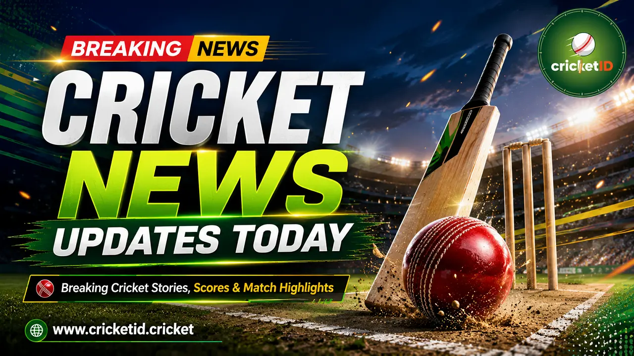 Cricket News Updates Today Breaking Cricket Stories, Scores & Match Highlights