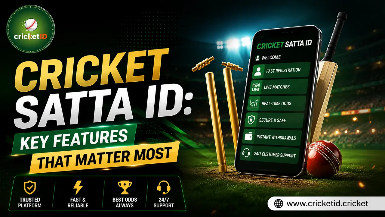 Cricket Satta ID Key Features That Matter Most