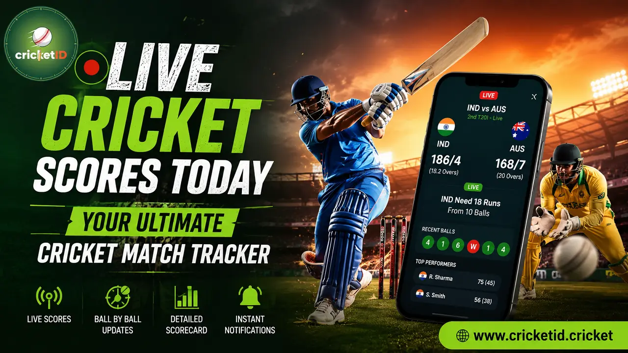 Live Cricket Scores Today Your Ultimate Cricket Match Tracker