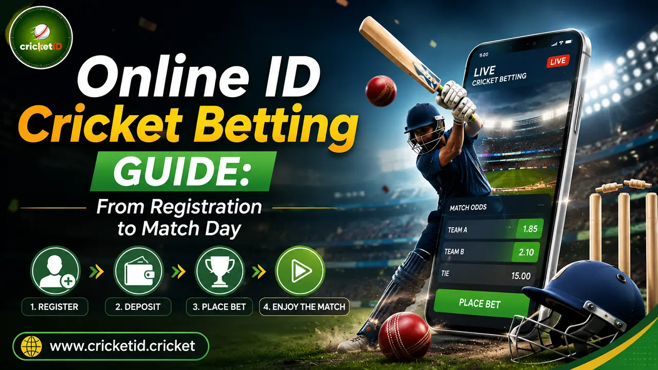 Online ID Cricket Betting Guide From Registration to Match Day